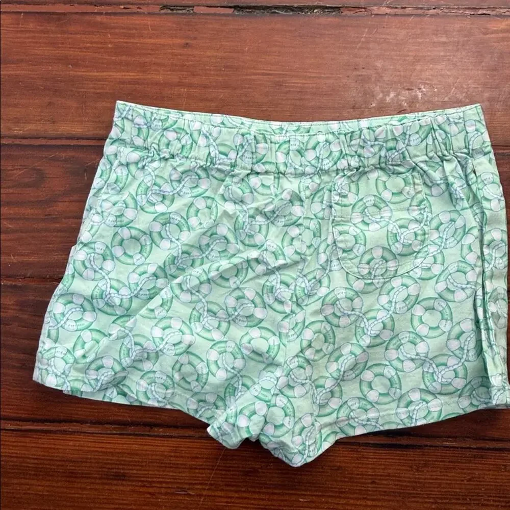Vineyard Vines life ring nautical printed wrap around shorts skort sz 6